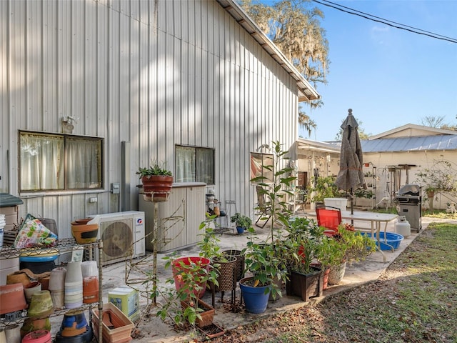 view of home's exterior featuring a patio