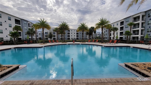 pool featuring a patio