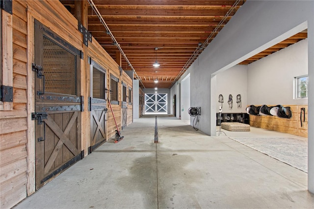 view of stable