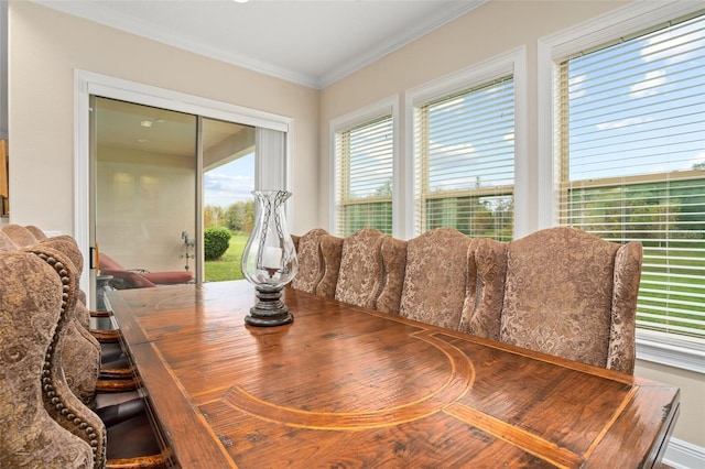 14372 Sunbridge Cir, Winter Garden, FL 34787 - dining room featuring ornamental molding