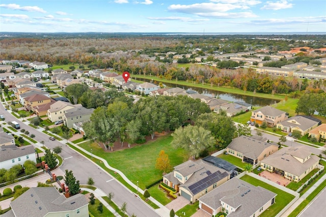 14372 Sunbridge Cir, Winter Garden, FL 34787 - aerial perspective of suburban area with a large body of water