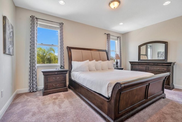 bedroom featuring carpet floors