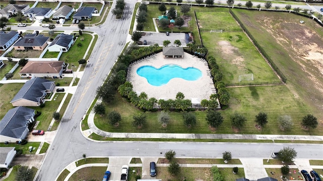 birds eye view of property featuring a residential view