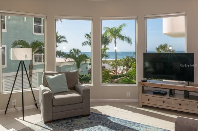 sunroom with a wealth of natural light