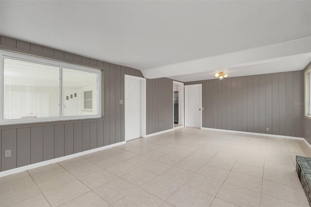 view of tiled spare room