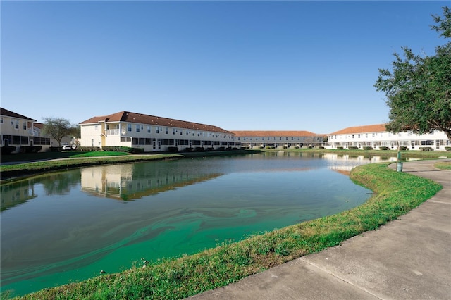 water view featuring a residential view