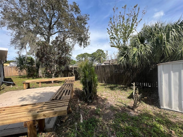 6425 Stillwater Ave, Cocoa, FL 32927 - view of yard with a fenced backyard