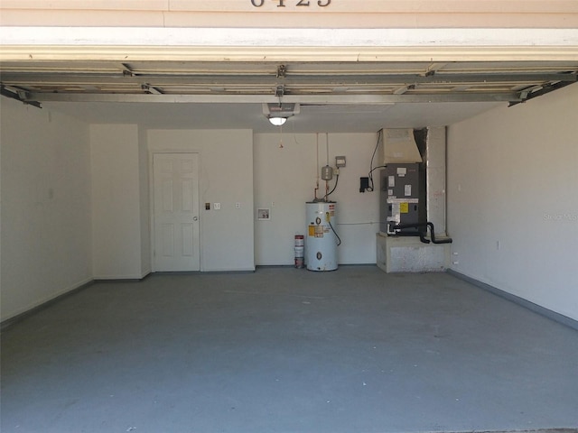6425 Stillwater Ave, Cocoa, FL 32927 - garage with water heater and heating unit