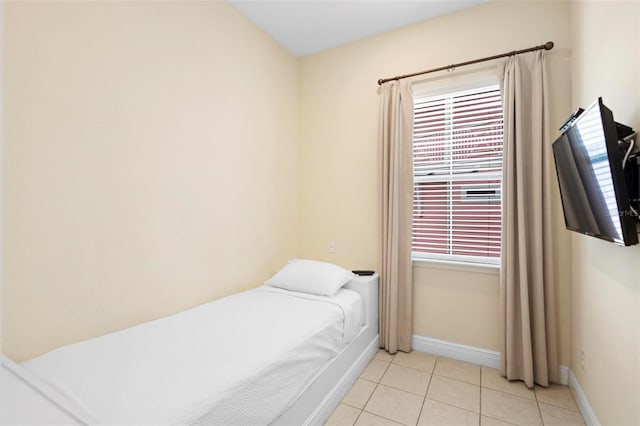 view of tiled bedroom