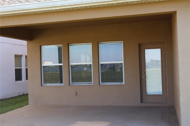 exterior space with a patio