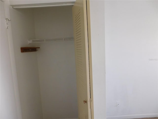 view of closet