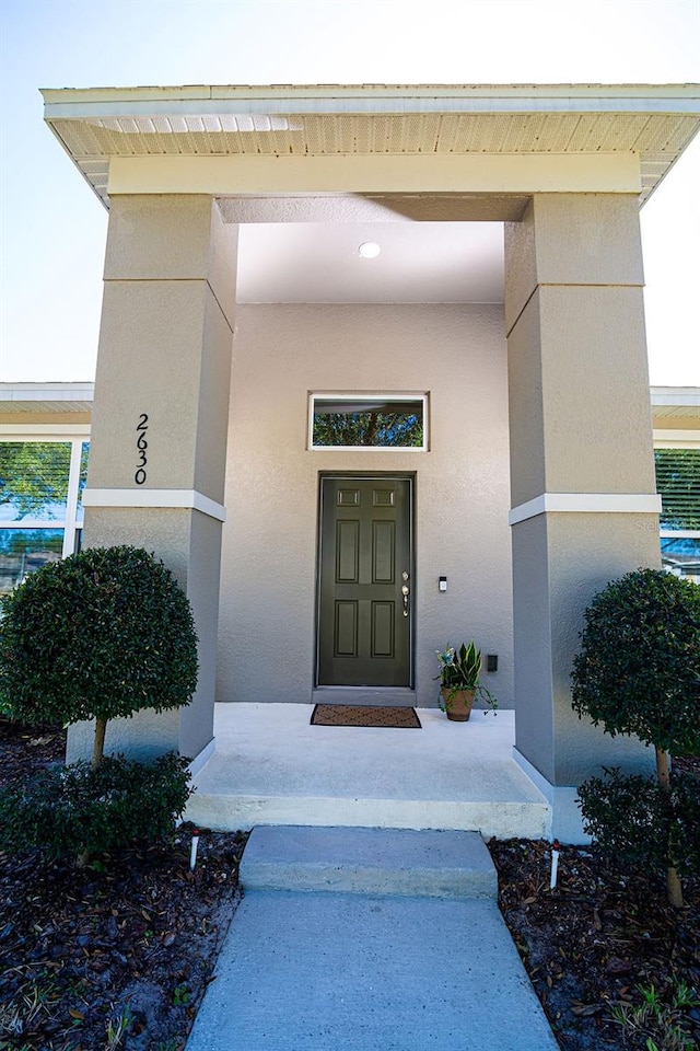 view of entrance to property