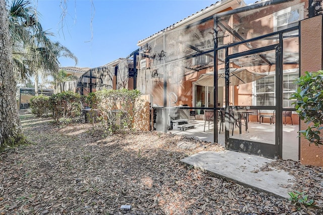 exterior space with a patio area