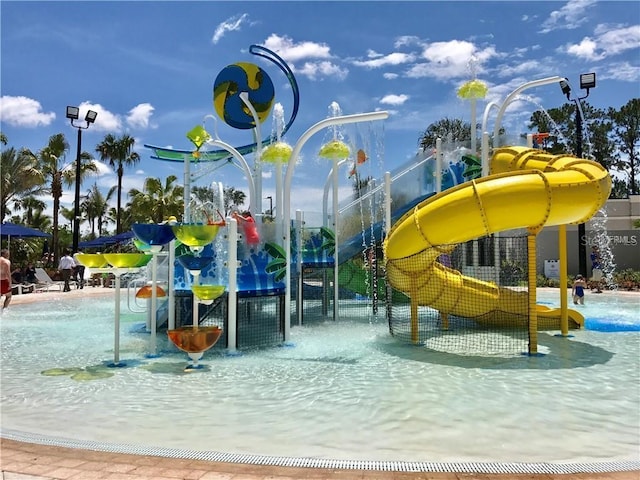 view of jungle gym