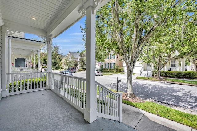 view of patio / terrace featuring a porch