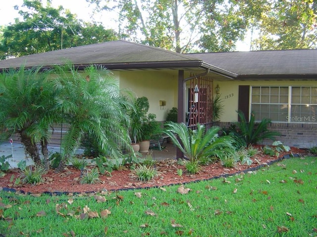 view of ranch-style home