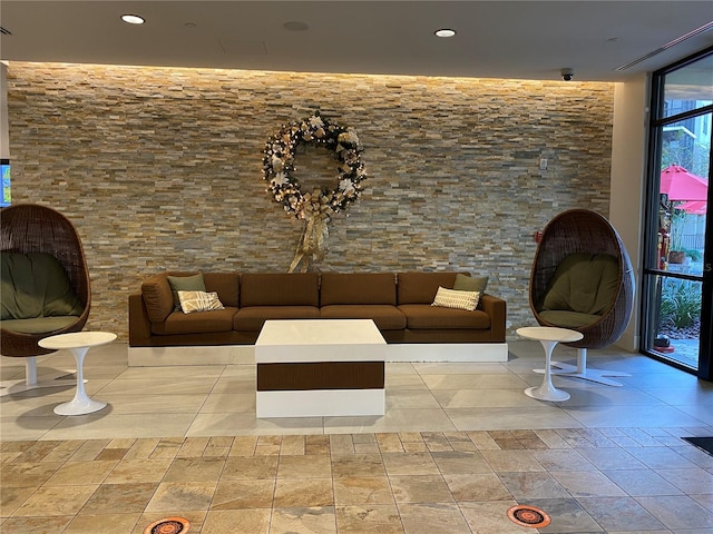 view of community lobby