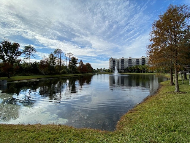 view of water view