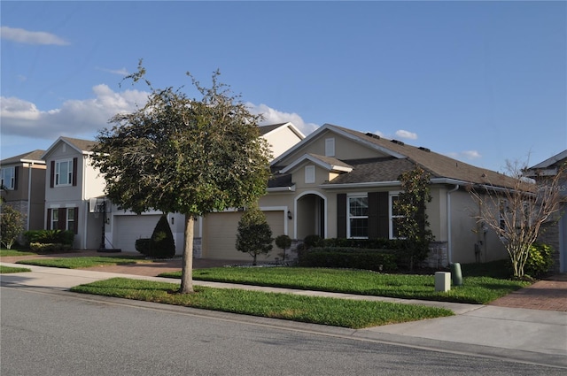 view of front of house featuring a front yard