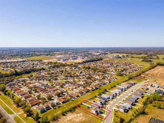 view of aerial view