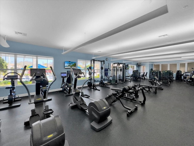 view of exercise room