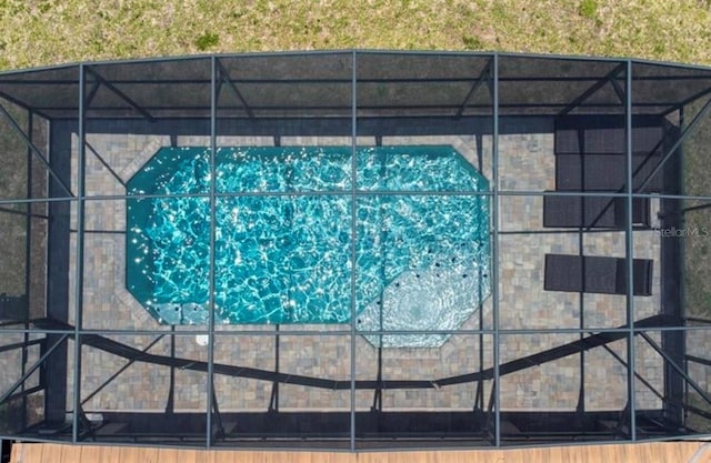 view of pool