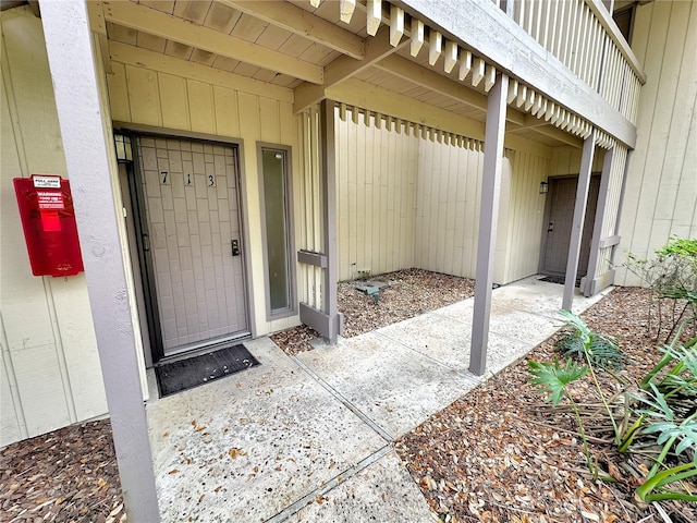 view of entrance to property