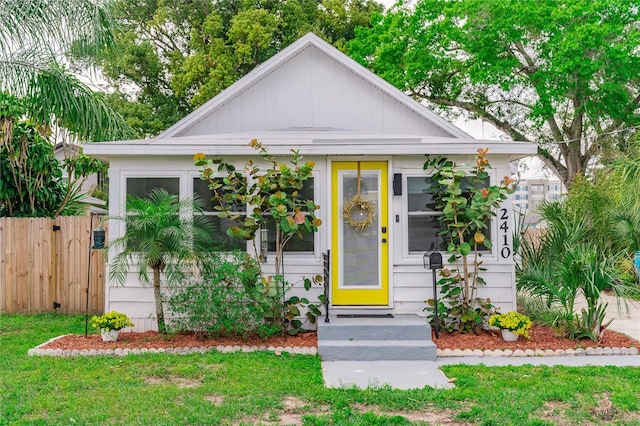 view of bungalow-style house