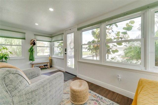 sunroom with a healthy amount of sunlight