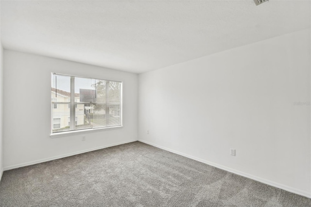 spare room with carpet floors