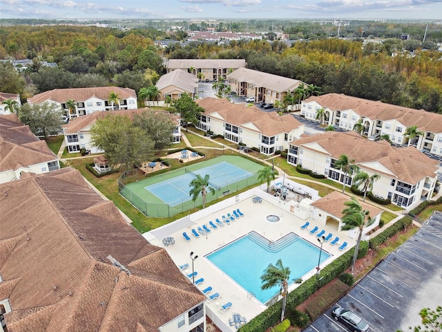 drone / aerial view