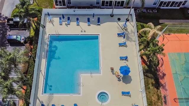 view of pool