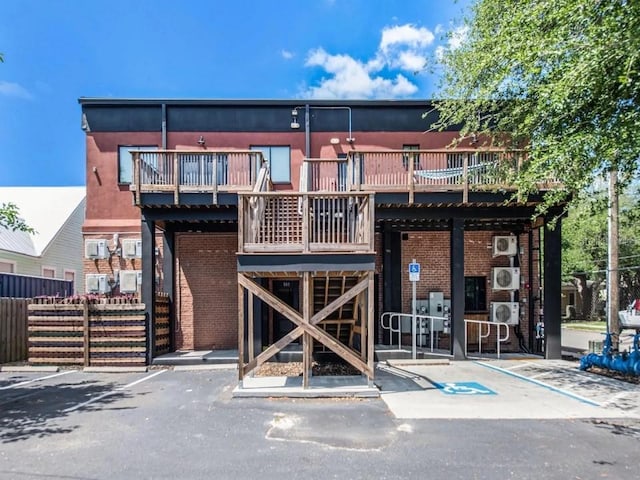 exterior space with a balcony