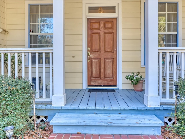 view of property entrance