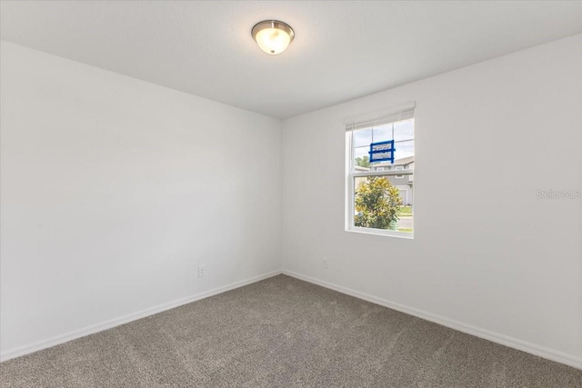 spare room with carpet flooring