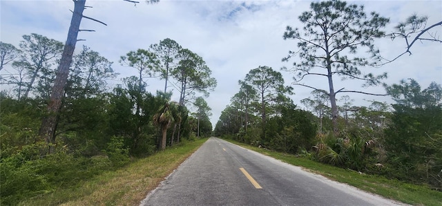 view of road