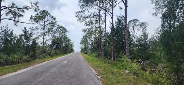 view of road