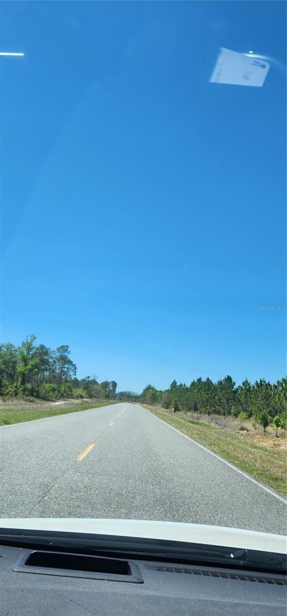 view of road