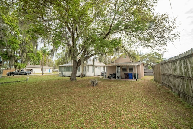 view of yard