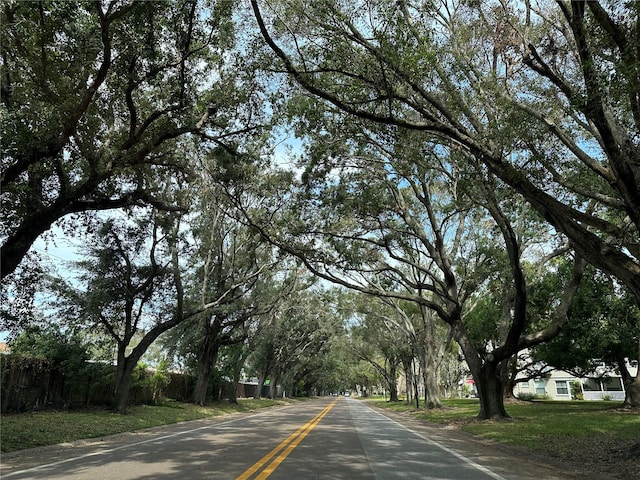 view of road