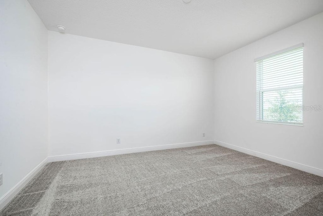 unfurnished room with carpet floors