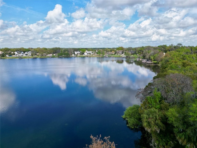 view of water view