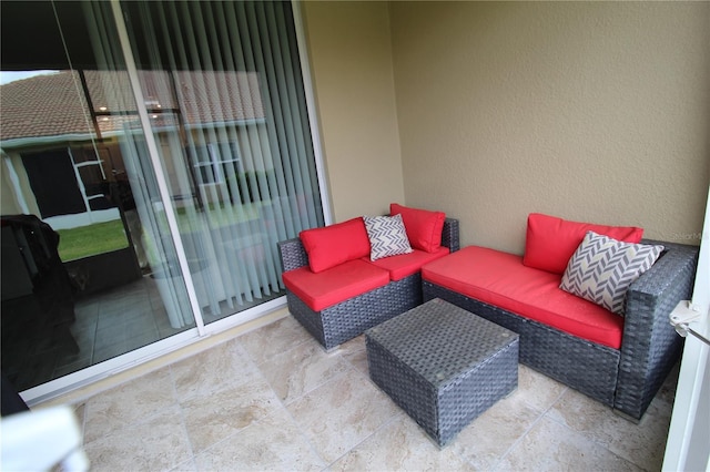 view of patio / terrace featuring outdoor lounge area