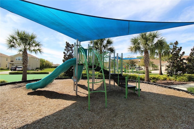 view of play area