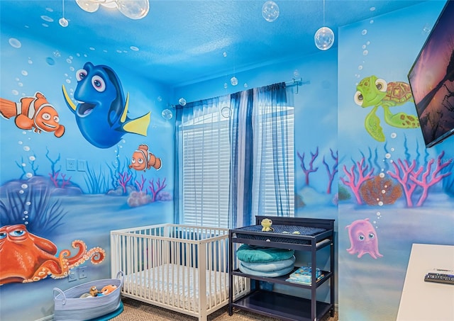 interior space featuring a nursery area