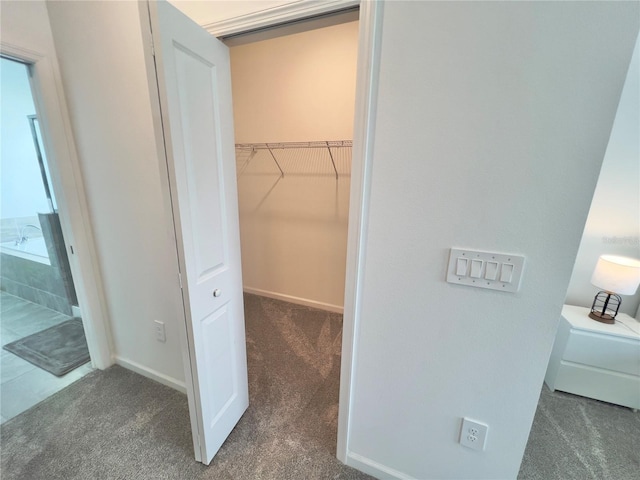 view of closet