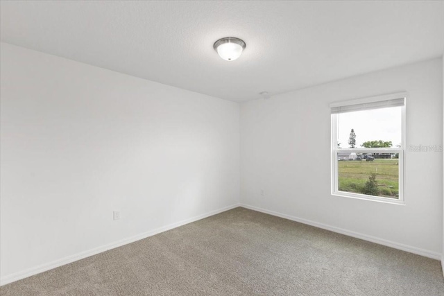 spare room with carpet flooring