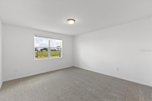 empty room with carpet floors