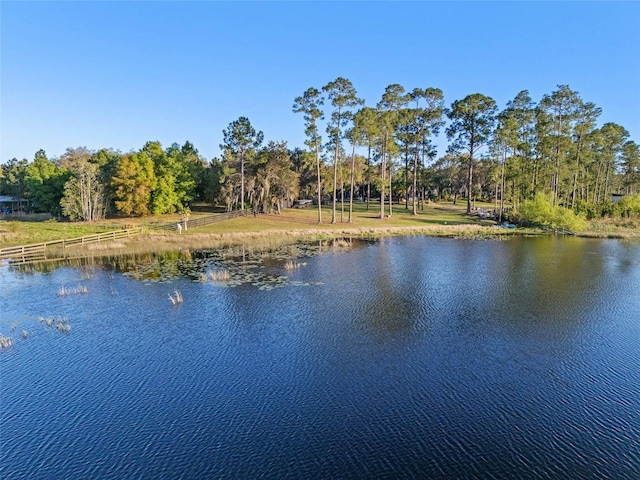 view of water feature