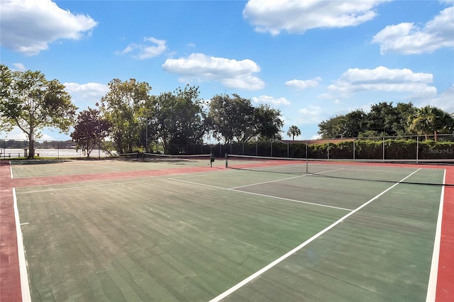 view of sport court